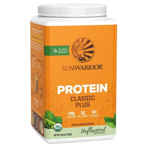 Sunwarrior Classic Plus Protein, Białko roślinne, naturalny - 750 g