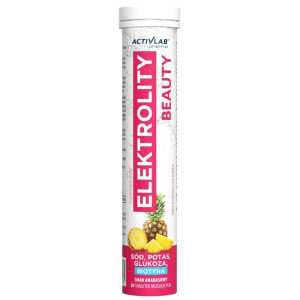 Activlab Pharma Elektrolity Beauty, ananas - 20 tabletek musujących