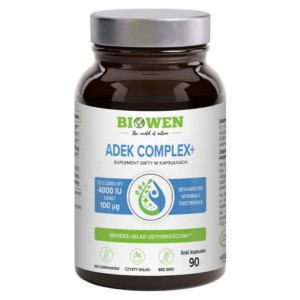 Biowen Witaminy ADEK Complex+ - 90 kapsułek