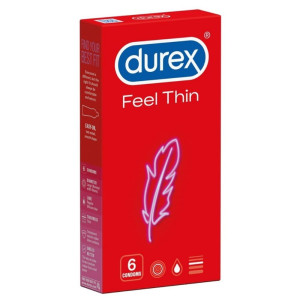 Durex Prezerwatywy Feel Ultra Thin - 6 sztuk