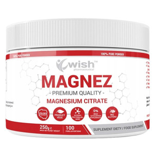Wish Cytrynian magnezu w proszku - 250 g