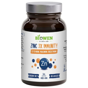Biowen Zinc 3X Immunity, Cynk Complex - 100 kapsułek