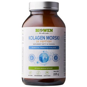 Biowen Kolagen morski typu I i III z dzikiego dorsza - 225 g