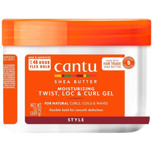 Cantu Shea Butter Wzmacniający i utrwalający żel do stylizacji włosów kręconych - 370 g