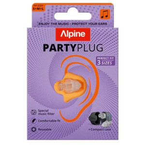 Alpine PartyPlug Zatyczki do uszu przezroczyste - 3 pary