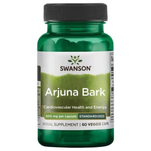 Swanson Ekstrakt z Arjuny 500 mg - 60 kapsułek