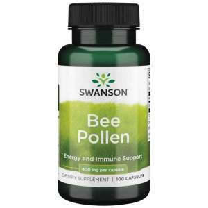 Swanson Bee Pollen (pyłek pszczeli) 400 mg - 100 kapsułek
