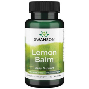 Swanson Full Spectrum Melisa lekarska 500 mg - 60 kapsułek