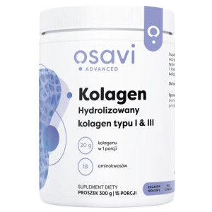 Osavi Kolagen Hydrolizowany kolagen typu I & III - 300 g