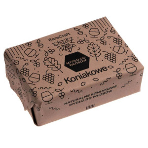 RareCraft Mydło do włosów Koniakowe - 110g