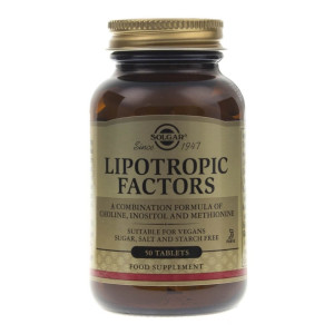 Solgar Lipotropic Factors - 50 tabletek