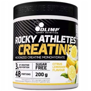 Olimp Rocky Athletes Creatine, Kreatyna 3000 mg, lemoniada cytrusowa - 200 g