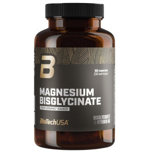 BioTech USA Chelat magnezu + Witamina B6 - 90 kapsułek