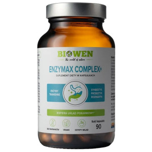 Biowen EnzyMax Complex+ (enzymy trawienne) - 90 kapsułek