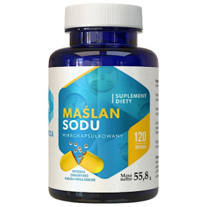 Hepatica Maślan sodu mikrokapsułkowany 370 mg - 120 kapsułek