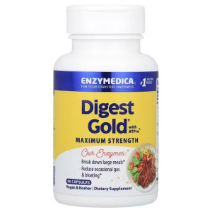 Enzymedica Digest Gold with ATPro™ (Enzymy trawienne) - 90 kapsułek