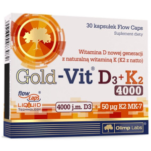 Olimp Gold-Vit D3 4000 j.m + K2 50 mcg - 30 kapsułek