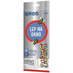 Bros Lep na okno na muchy - 4 sztuki