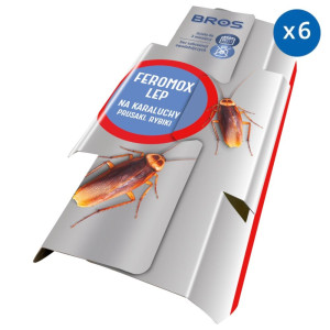 Bros Zestaw Fermox lep na karaluchy prusaki, rybiki - 6 sztuk