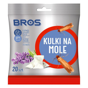 Bros Kulki na mole lawendowe - 20 sztuk