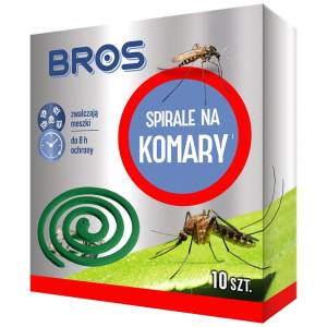 Bros Spirale na komary - 10 sztuk