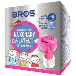 Bros Elektro + płyn na komary dla dzieci od 1 roku życia