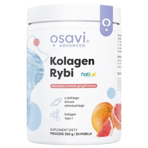 Osavi Kolagen Rybi z dzikiego dorsza Naticol®, grejpfrut - 360 g