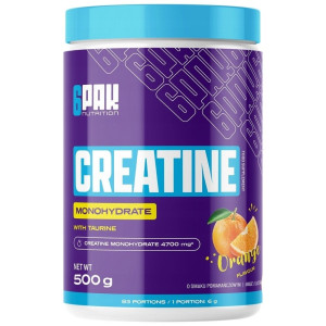 6PAK Monohydrat kreatyny w proszku pomarańczowy - 500 g