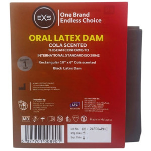 EXS Oral Latex Dam Koferdam oralny, cola - 1 sztuka