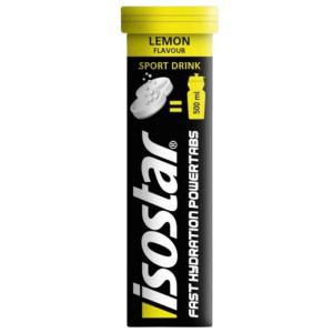 Isostar Powertabs, Izotonik, cytryna - 10 tabletek musujących