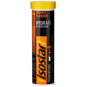 Isostar Powertabs, Izotonik, pomarańcza - 10 tabletek musujących