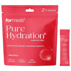 Formeds Pure Hydration Elektrolity, Grejpfrut - 14 saszetek