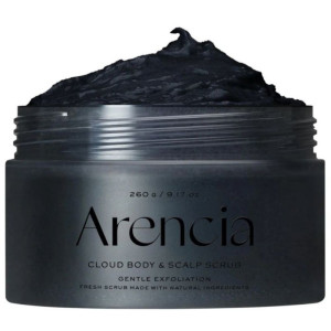 Arencia Fresh Cloud Peeling do ciała i skóry głowy, czarna herbata i Yuzu - 260 g