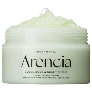 Arencia Fresh Cloud Peeling do ciała i skóry głowy, pelargonia i pierwiosnek - 260 g