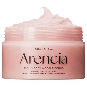 Arencia Fresh Cloud Peeling do ciała i skóry głowy, lawenda i gruszka - 260 g