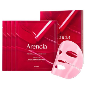 Arencia Red Collagen Napinające maski w płachce - 4 sztuki