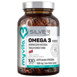 MyVita Silver Omega 3 Forte - 100 kapsułek