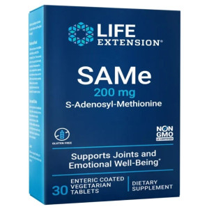Life Extension SAMe (S-Adenozylo L-Metionina) 200 mg - 30 tabletek
