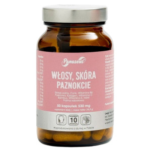 Panaseus Włosy Skóra Paznokcie - 50 kapsułek