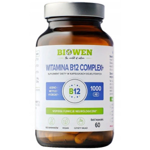 Biowen Witamina B12 Complex+ - 60 kapsułek