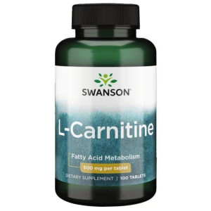 Swanson L-Carnitine (L-Karnityna) 500 mg - 100 tabletek