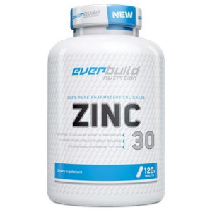 Everbuild Nutrition Cynk bisglicynian 30 mg - 120 tabletek