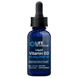 Life Extension Witamina D3 2000 IU w kroplach - 29,57 ml