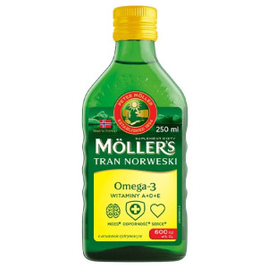 Möller’s Tran Norweski, cytryna - 250 ml