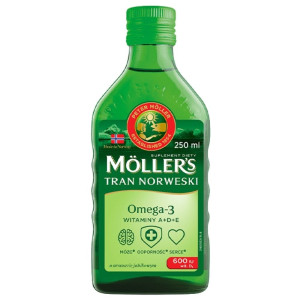 Möller’s Tran Norweski, jabłko - 250 ml