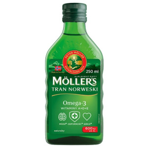 Möller’s Tran Norweski, naturalny - 250 ml
