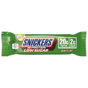 Snickers Hi-Protein Low Sugar, Baton białkowy, czekolada, karmel & orzechy laskowe - 57 g