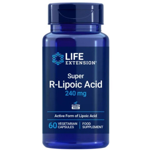 Life Extension Kwas R-Alfa Liponowy (Na-RALA) - 60 kapsułek