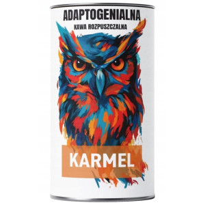 Adaptogenialna Kawa z ekstraktami grzybowymi - 100 g : Rodzaj - Rozpuszczalna, Smak - Karmel