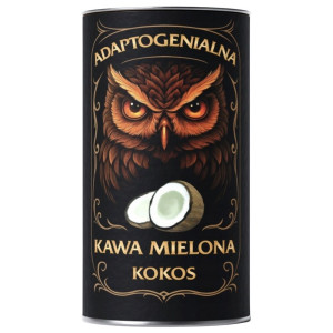 Adaptogenialna Kawa z ekstraktami grzybowymi - 100 g : Rodzaj - Mielona, Smak - Kokos